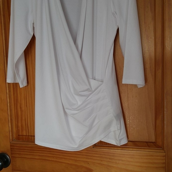 Harve Benard Tunic White Top Size Large - Picture 5 of 10